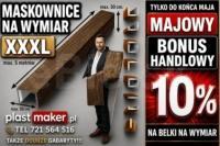 BONUS HANDLOWY 10 procent - tylko w maju na BELKI NA WYMIAR