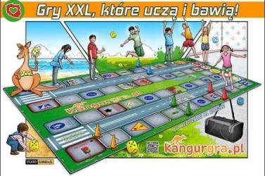 GRA XXL DZIECI BEZPIECZNE do skakania, nauki i zabawy od KangurGra.pl