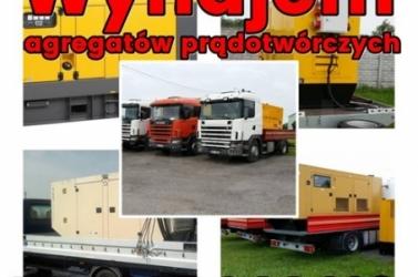 Wynajem agregatów prądotwórczych o różnej mocy