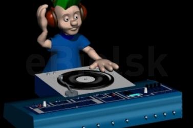 dj Konrad -śpiewający  dj z akordeonem, karaoke, ciężki dym