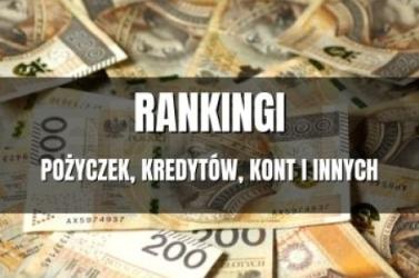 Rankingi produktów finansowych: kredytów, inwestycji, ubezpieczeń