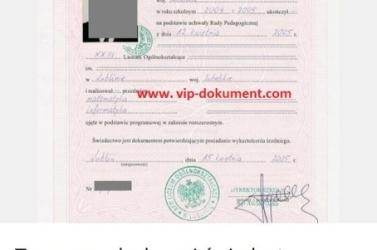 Oferujemy Średnie wykształcenie w 7 dni, kupie mature, kupie mature z wpisem