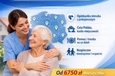 Domowa opieka nad seniorem z zamieszkaniem opiekunki - Zamów OPIEKĘ, opiekunka