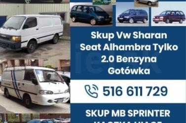 Skup Vw Sharan Seat Alhambra Tylko 2.0 Benzyna Gotówka