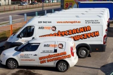 automega24 wypożyczalnia samochodów dostawczych w Białymstoku