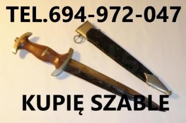 KUPIĘ SZABLE,BAGNETY,KORDZIKI,NOŻE STARE WOJSKOWE