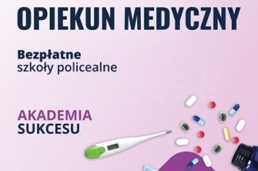 Opiekun medyczny-Bezpłatna szkoła - 2 SEMESTRY !
