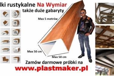 Belki rustykalne, drewniane, imitacja drewna na wymiar - Producent