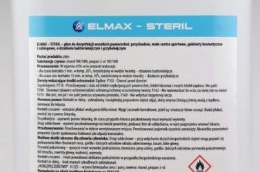 Alkohol etylowy 96 % ELMAX - STERIL