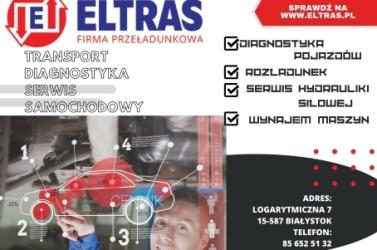 STACJA DIAGNOSTYCZNA ELTRAS PRZEGLĄDY NAPRAWY SERWIS HYDRAULIKI SIŁOWEJ
