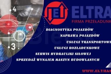 STACJA DIAGNOSTYCZNA PRZEGLĄDY TECHNICZNE SERWIS HYDRAULIKI SIŁOWEJ ELTRAS