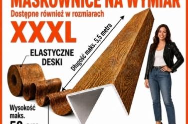 Imitacja drewna na wymiar - Belki rustykalne, Maskownica styropianowa, Lamele sufitowe, Deska elewacyjna