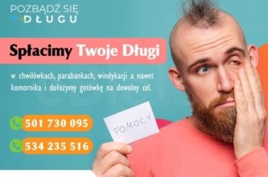 Pożyczka na spłatę chwilówek parabanków windykacji komornika