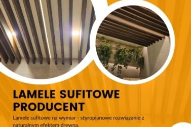 Lamele sufitowe imitujące drewno na wymiar