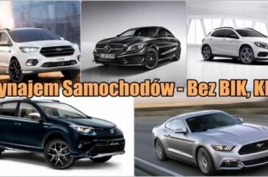 Wynajem Samochodów - Bez BIK, KRD
