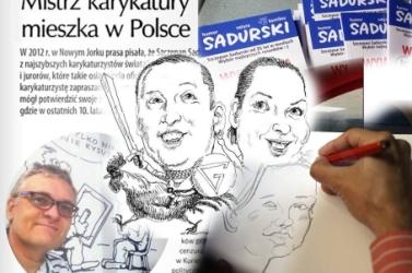 Najszybszy karykaturzysta świata na twojej imprezie. Cała Polska