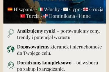 Nieruchomości za granicą - bez prowizji, zakup od dewelopera