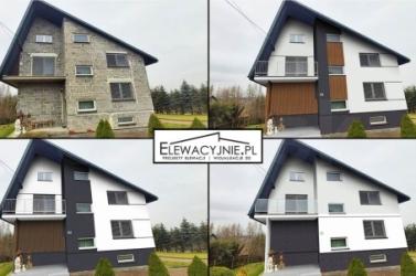 Projekt Elewacji Twoich marzeń | Elewacje domów budynków wizualizacje