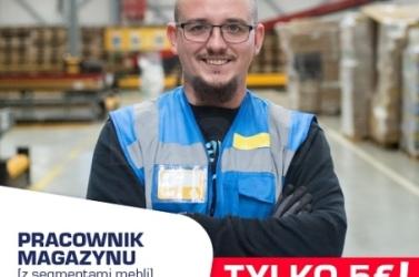Pracownik magazynu z segmentami mebli,13,50 ?/h, Niemcy