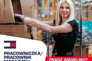 Holandia. Magazyn z ubraniami Tommy Hilfiger, Calvin Klein