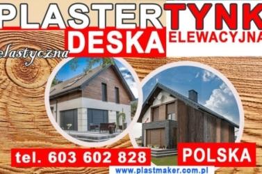 PlasterTynk elastyczna deska na elewacje  - ceny z 2022 roku