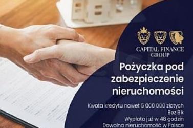 POZABANKOWA POŻYCZKA POD ZABEZPIECZENIE NIERUCHOMOSCIA DO 10 m