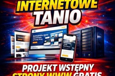 Strona WWW od 590 zł + projekt wstępny GRATIS + BONUS