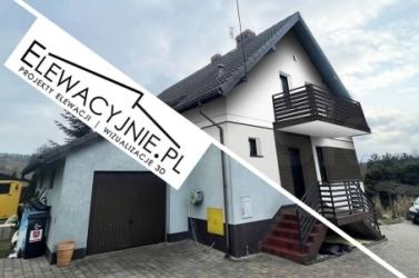 Wizualizacje elewacji na zdjęciach. Projekty elewacji domu