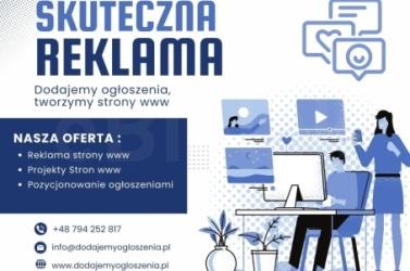 Reklama strony www, Projekty Stron www, Pozycjonowanie ogłoszeniami