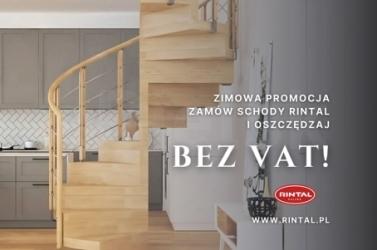 Luty bez VAT w Rintal ? Twoje wymarzone schody o 8% taniej