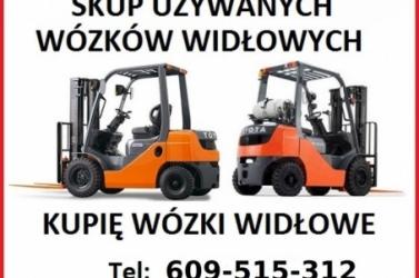 Kupię każdy wózek widłowy oraz ładowarkę małą lub dużą