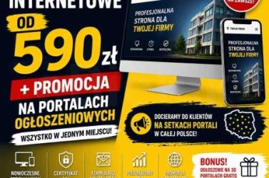 Strony internetowe Bielsk Podlaski od 590 zł | Publikacja ogłoszeń na portalach