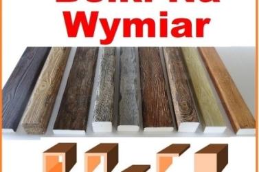 Tanie belki rustykalne na wymiar, imitacja drewna