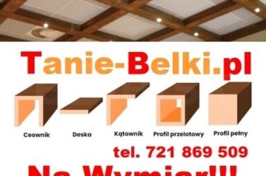 Tanie belki na wymiar, Maskownice drewnopodobne styropianowe, Belki imitujące b