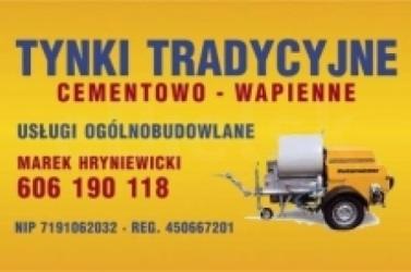 Tynki Tradycyjne Bielsk Podlaski-Hajnówka-Białystok-tel.606190118