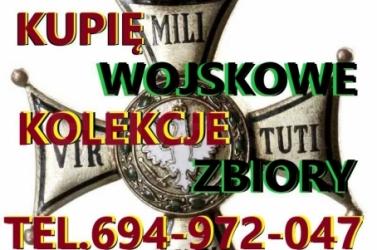 KUPIĘ WOJSKOWE STARE KOLEKCJE,ZBIORY TEL.694972047