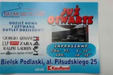 Bazar odzieżowy Bielsk Podlaski