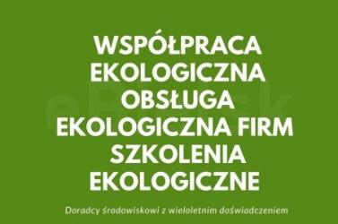SZKOLENIA Z OCHRONY ŚRODOWISKA DLA FIRM WSPÓŁPRACA OBSŁUGA FIRM EKOEXPERT
