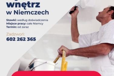 Malowanie / Ocieplenia - Niemcy. Darmowe mieszkanie + auto
