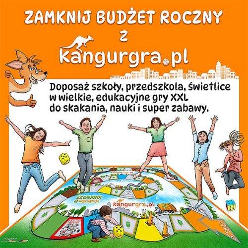 wielkoformatowe gry XXL dla DZIECI do skakania, nauki i zabawy od KangurGra.pl