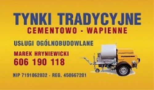 Tynki Tradycyjne Białystok/Hajnówka/Bielsk Podlaski/Grajewo/Tel.606190118