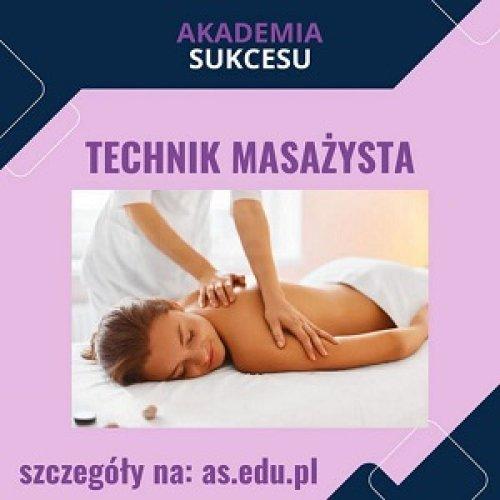 Technik masażysta- nauka Luty 2025 / Białystok