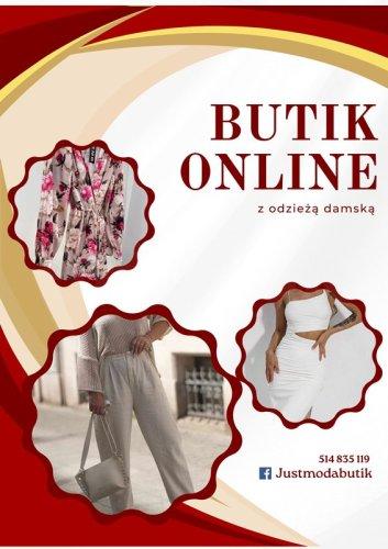 Butik online z odzieżą damską Justmodabutik