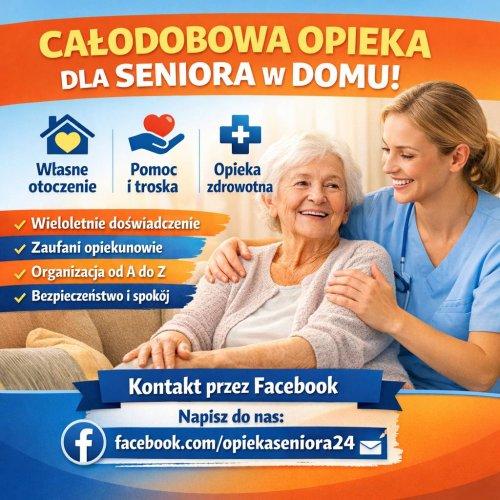 Oferujemy całodobową opiekę domową nad seniorami