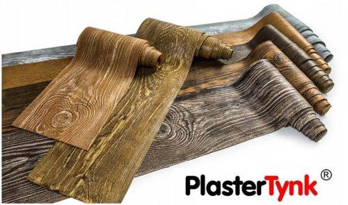 Elastyczne deski elewacyjne PlasterTynk - imitacja drewna. Dekostyl perfectstyr dekordeska dekorlux 
