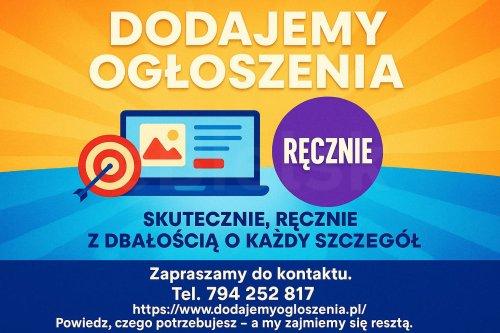Publikacja ogłoszeń - lokalnie, ogólnopolsko, nawet do 800 serwisów