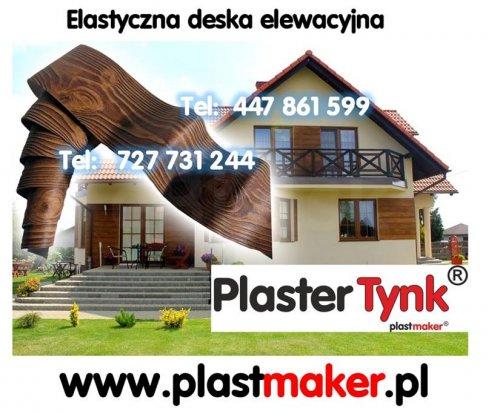 Promocja - PlasterTynk - Elastyczna imitacja drewna na elewacje