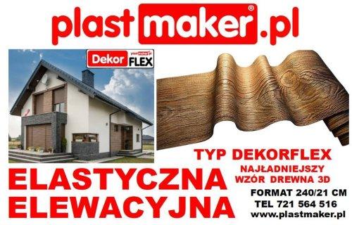 NOWOŚĆ - Elastyczna luksusowa elastyczna deska MEGA FORMAT/ 4,5 długości i 29 cm szer. Imitacja drewna