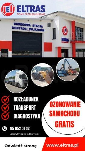 MASZYNY BUDOWLANE WYNAJEM DIAGNOSTYKA SERWIS HYDRAULIKI TRANSPORT ELTRAS