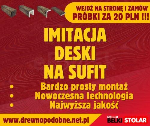 Drewnopodobne belki - Zamów PRÓBKI NASZYCH IMITACJI DREWNA